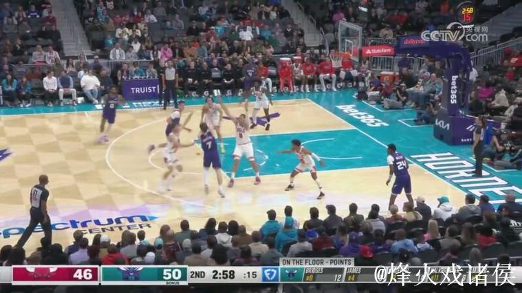 公牛险胜黄蜂 终结7连败